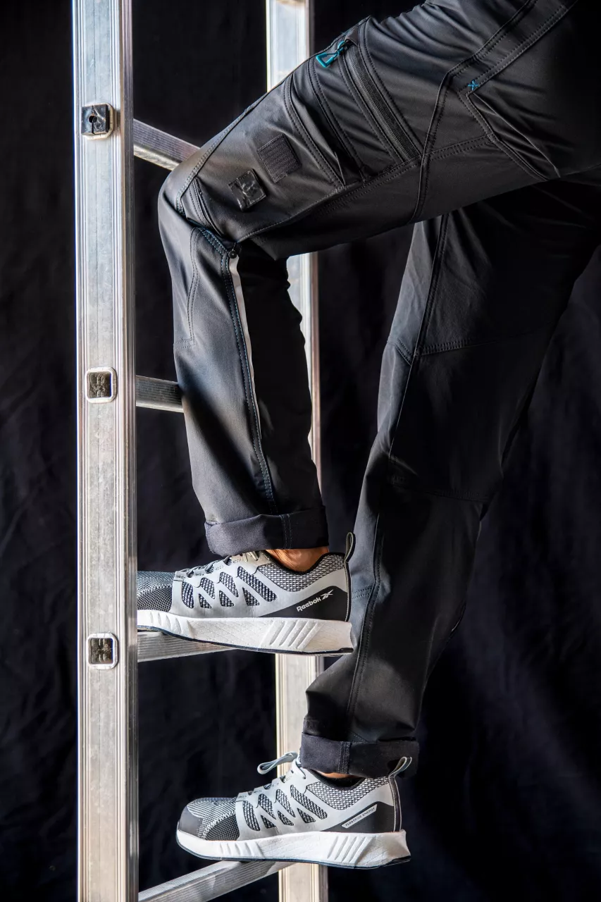 Reebok IB1072S1P, Fusion Flexweave Safety Shoes S1P, Black/Grey/White, image 6, gallery thumbnail