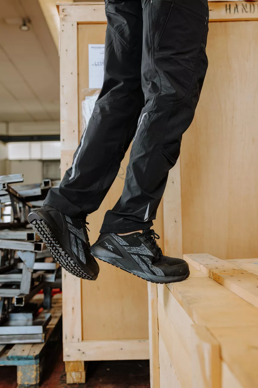 Reebok RB006PBLK, Unisex Webhose, Schwarz, image 3, gallery thumbnail