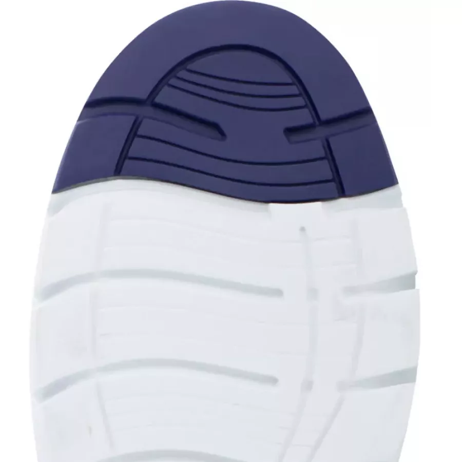 **Rutschfeste Laufsohle** bietet stabilen Halt und Sicherheit auf rutschigen Oberflächen.