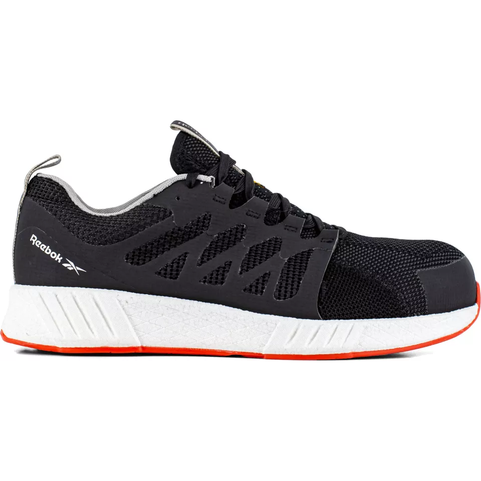 Reebok IB1076S1P, Fusion Flexweave Sicherheitsschuhe S1P, Schwarz/Weiß/Orange, image 2, gallery thumbnail