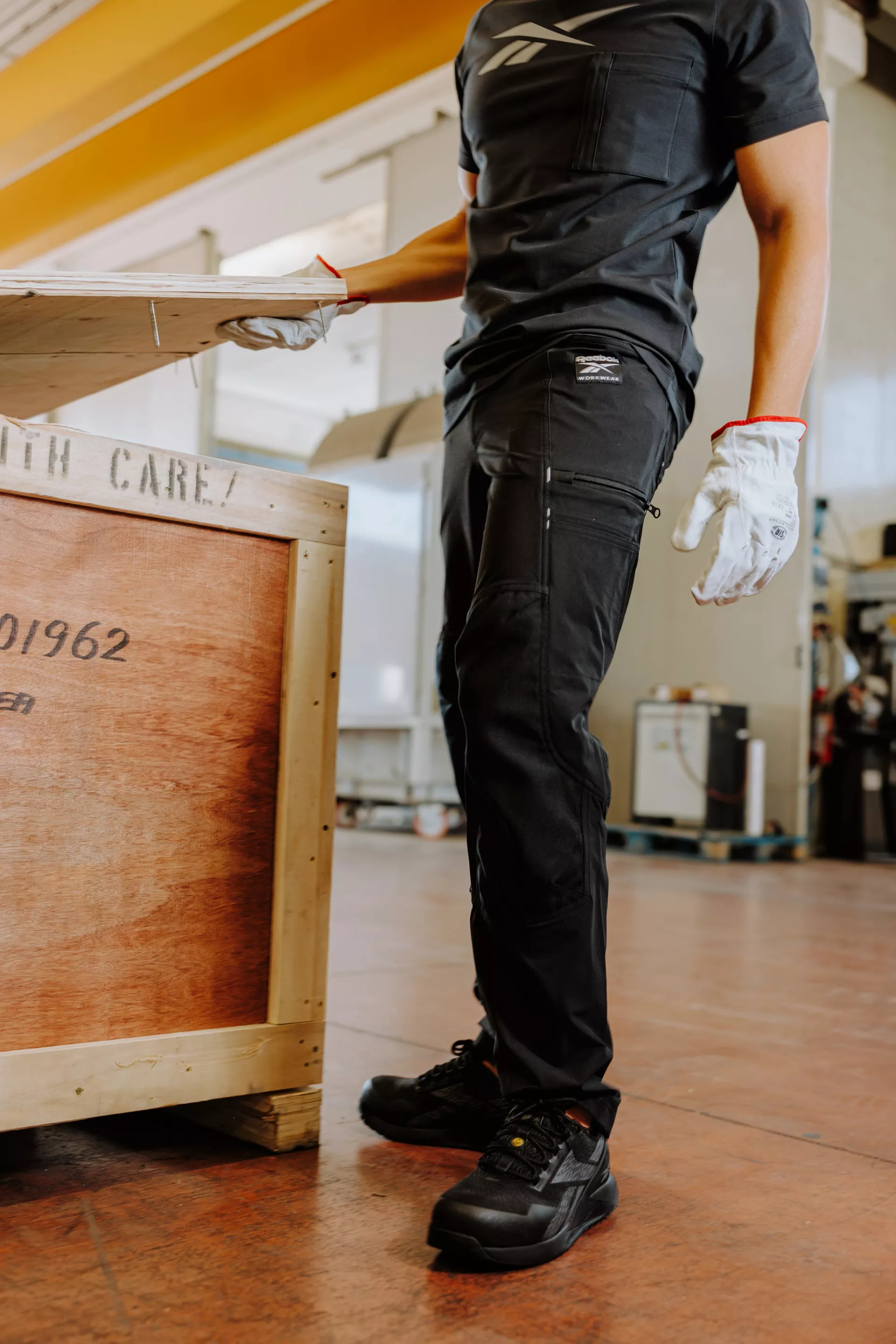 Reebok RB006PBLK, Unisex Webhose, Schwarz, image 4