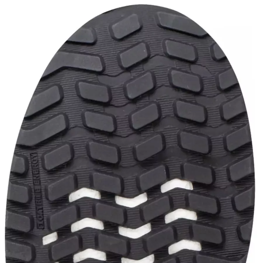 **Rutschhemmende Laufsohle** sorgt für sicheren Halt und Stabilität auf rutschigen oder unebenen Untergründen.