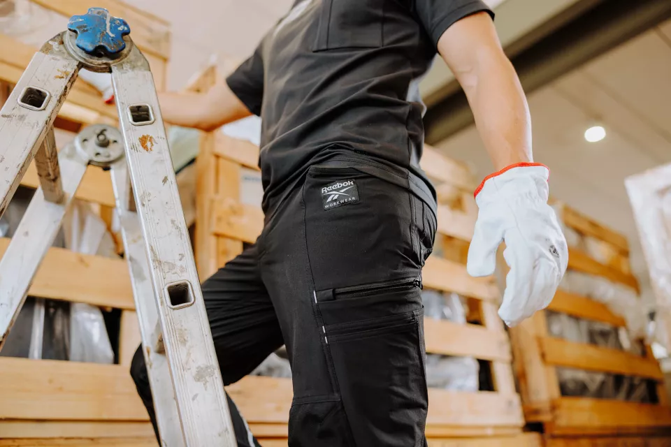 Reebok RB006PBLK, Unisex Webhose, Schwarz, image 5, gallery thumbnail