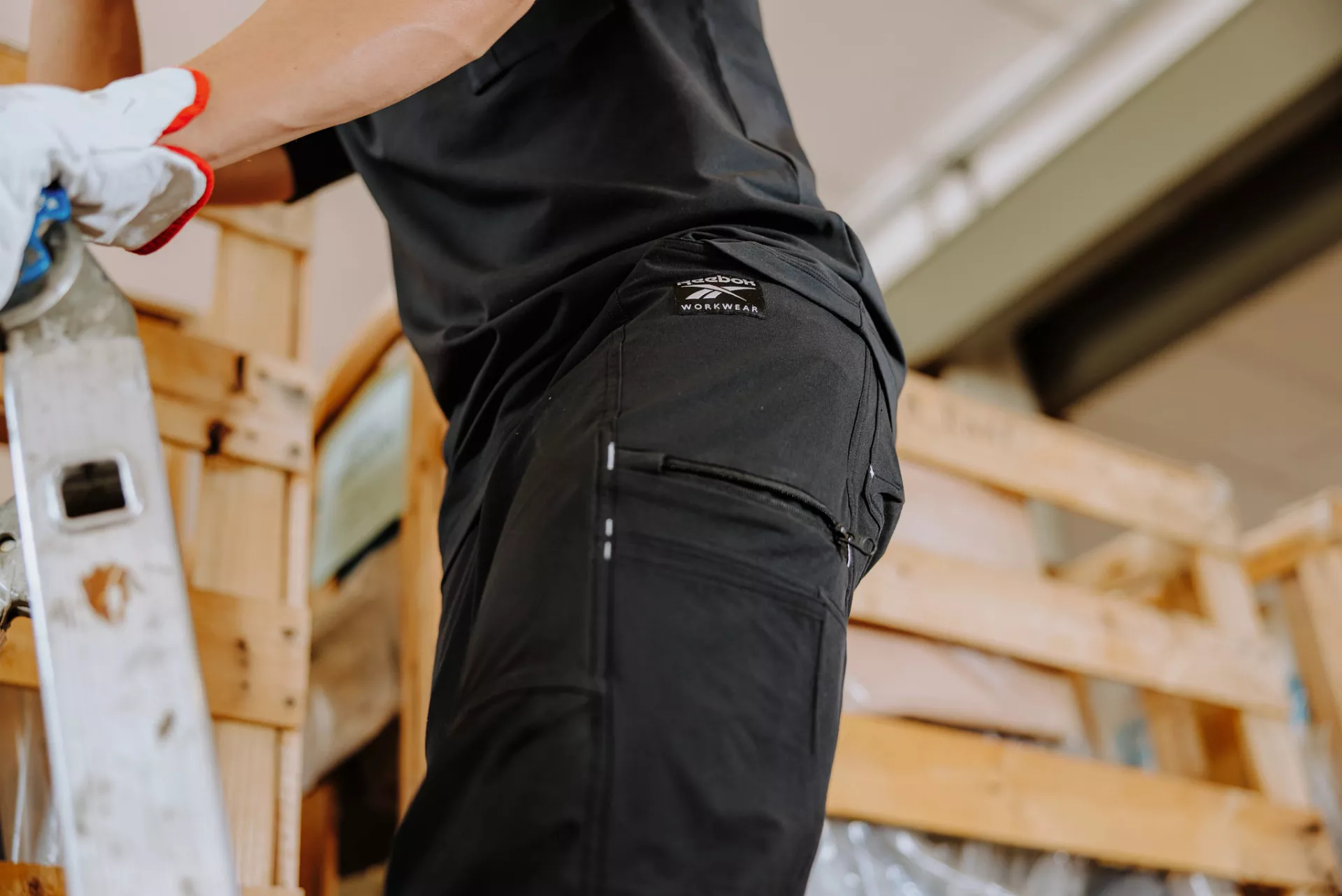 Reebok RB006PBLK, Unisex Webhose, Schwarz, image 6