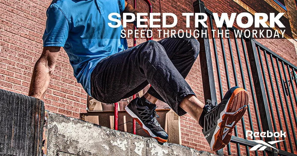 Reebok IB4453S1PS, Speed TR Safety Shoes S1PS, Grey/Orange, image 6