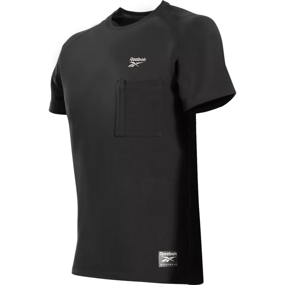 Reebok RB003TBLK2, Lockup Mens Knitted T-shirt, Black