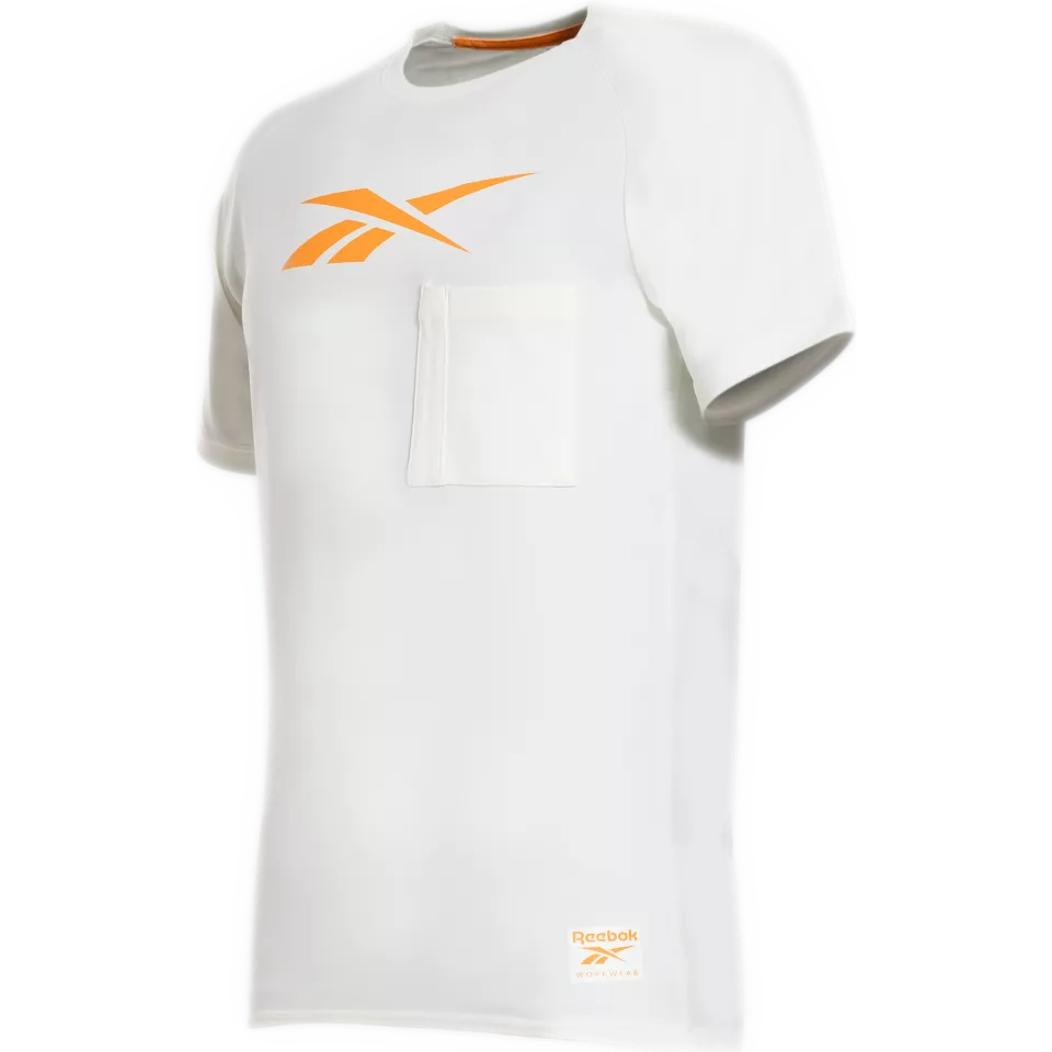 Reebok RB003TOFW1, Vector Mens Knitted T-shirt, Off White, image 1, gallery thumbnail