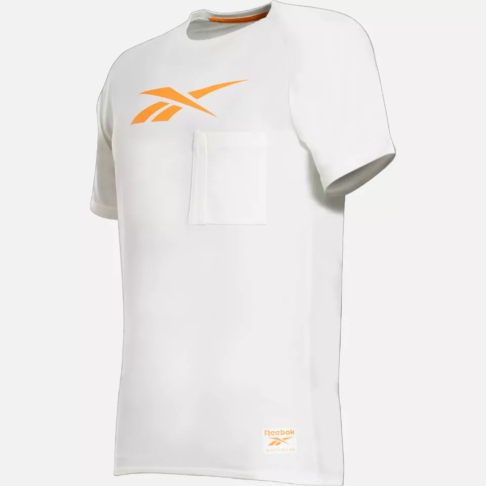 Reebok RB003TOFW1, Vector Mens Knitted T-shirt, Off White, image 1, gallery thumbnail