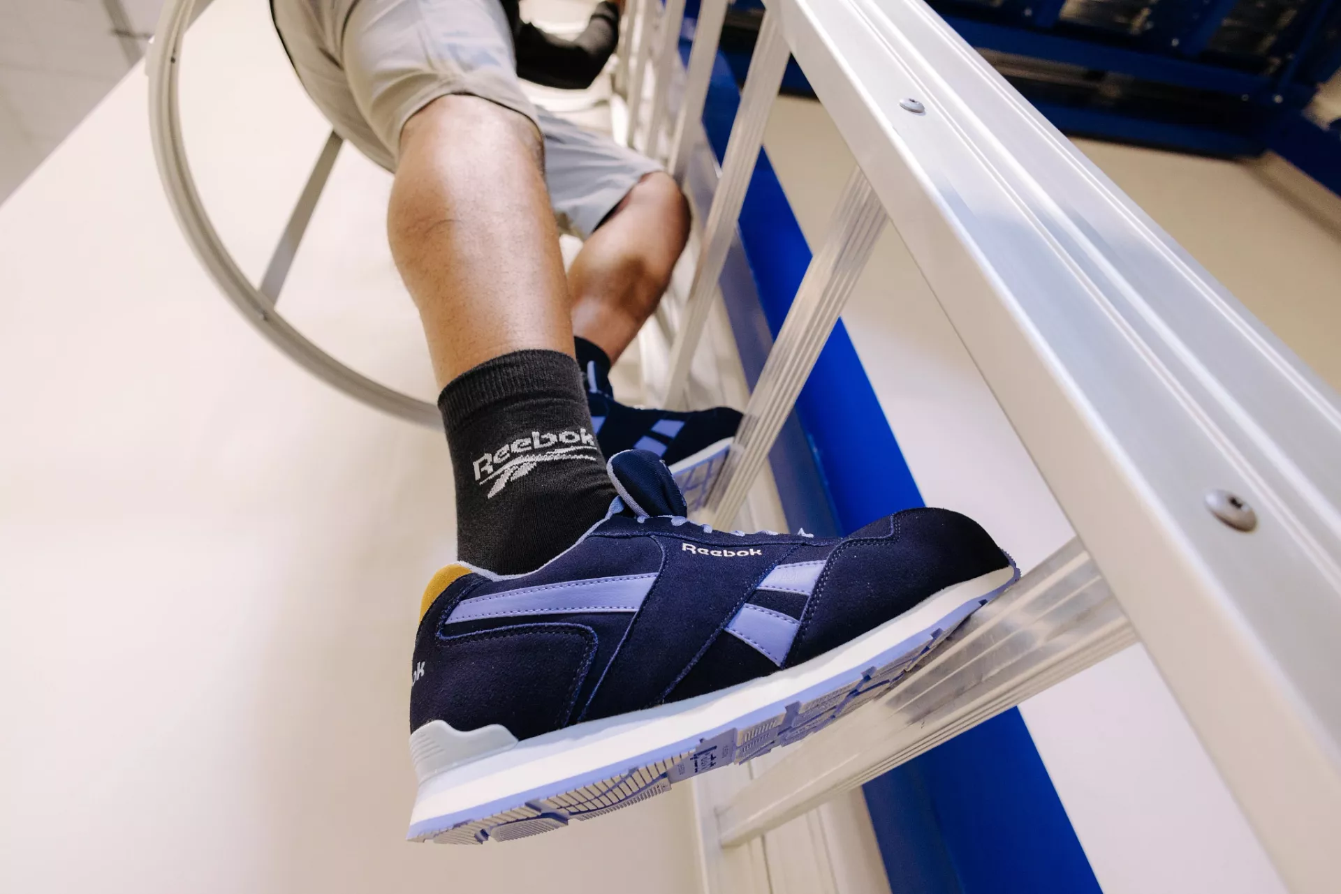 Reebok IB109S1P, Royal Glide Sicherheitsschuhe S1P, Marineblau, image 8