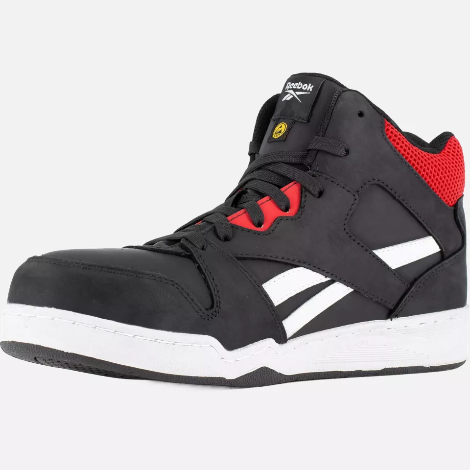 Reebok IB4132S3ESD, BB4500 Hohe Sicherheitsschuhe S3, Weiß/Rot, image 3, gallery thumbnail