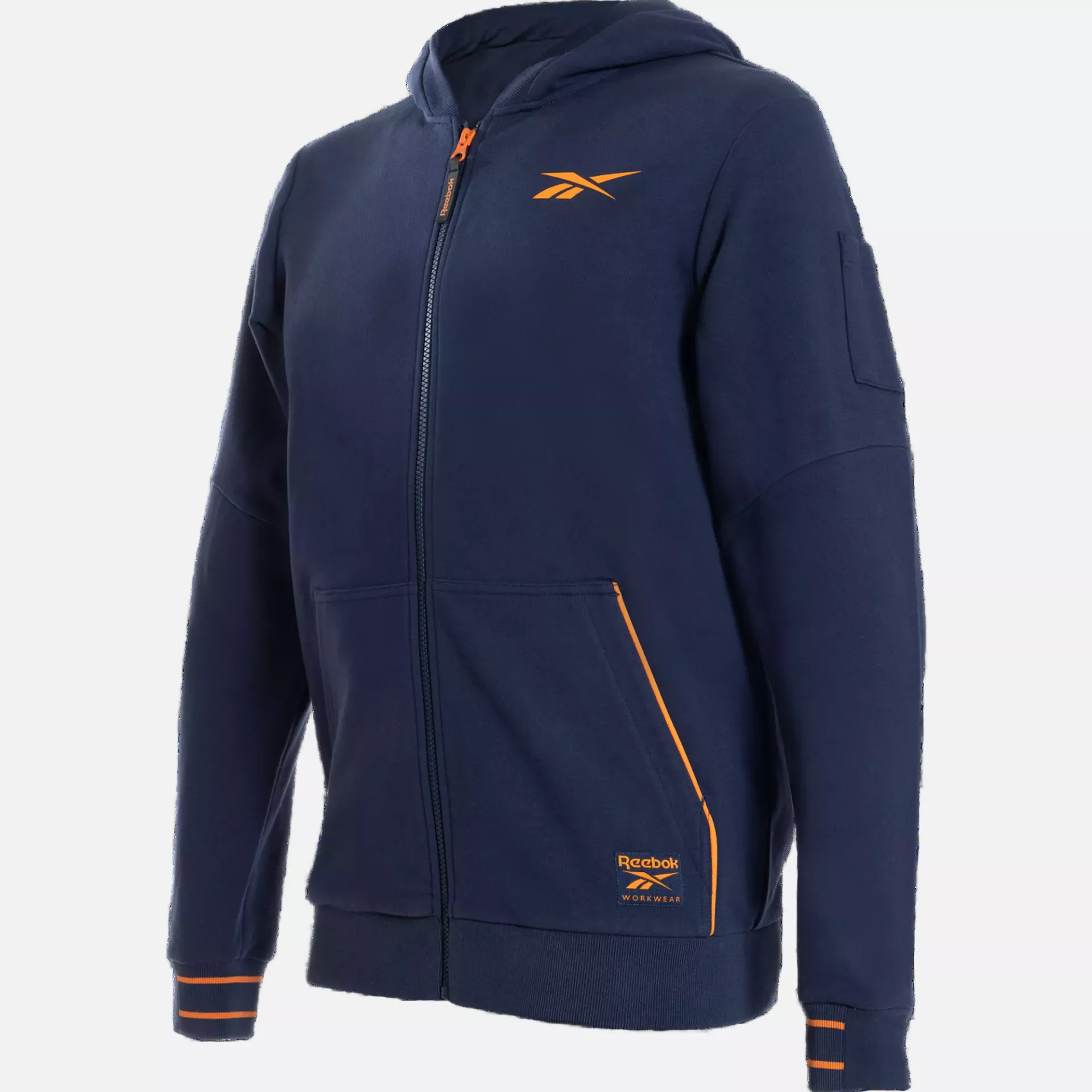 Reebok RB001JNVB, Mens Knitted Hoodie, Navy Blue, image 1