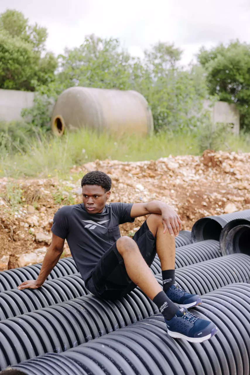 Reebok IB1030S1P, Excel Light Sicherheitsschuhe S1P, Marine, image 6, gallery thumbnail