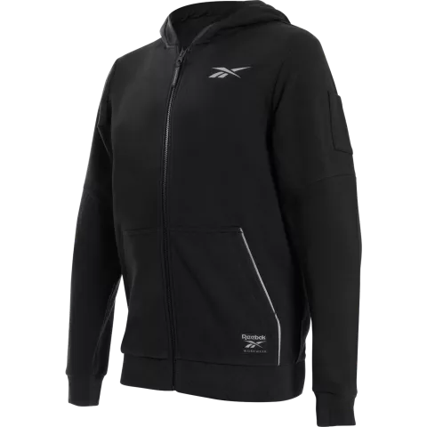 Reebok Mens Knitted Hoodie, Black