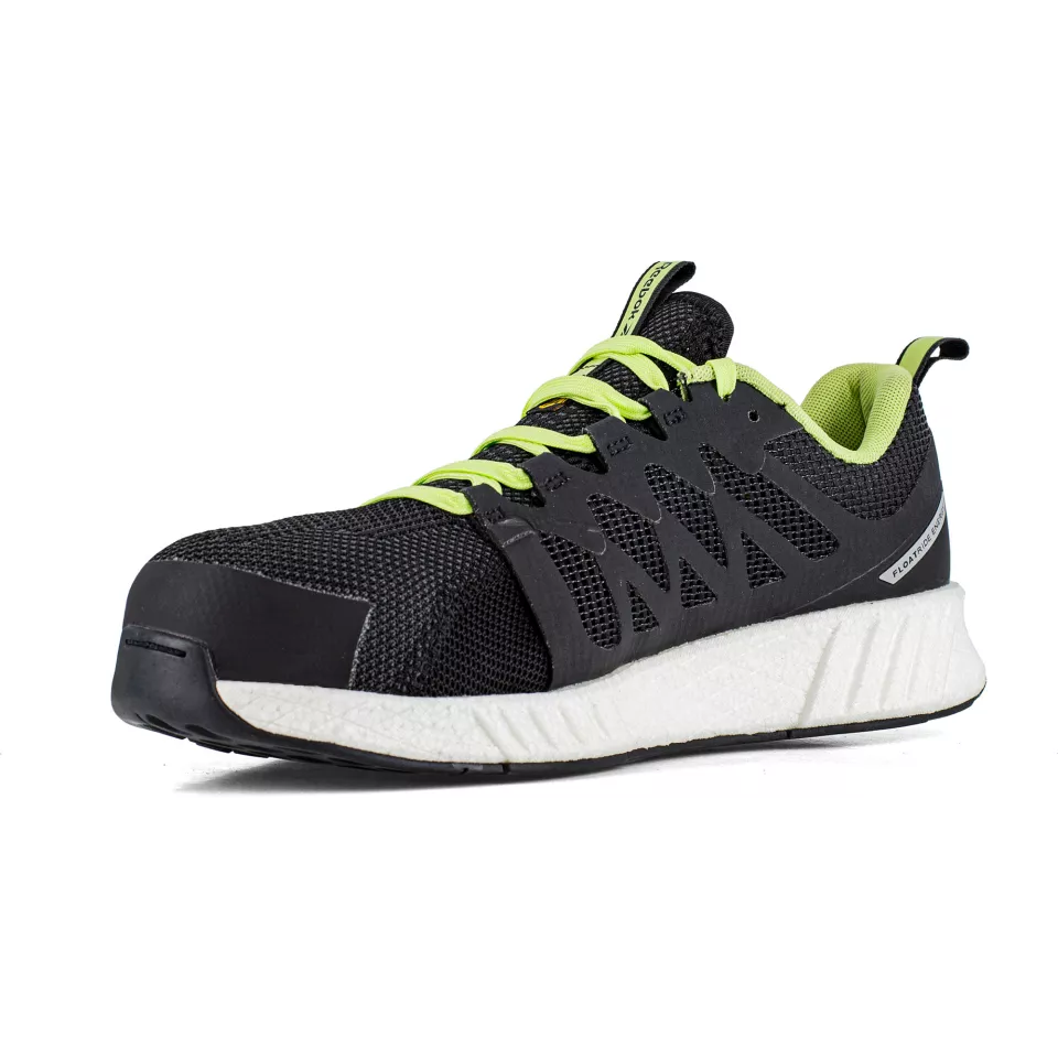 Reebok IB1073S1P, Fusion Flexweave Safety Shoes S1P, Black/Lime/White, image 3, gallery thumbnail