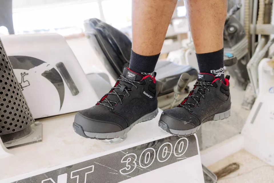 Reebok IB1037-1S3, Excel Light High Safety Shoes S3, Black, image 8, gallery thumbnail