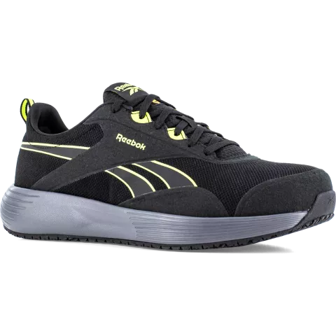 Reebok Lite Plus Safety Shoes S1PS, Black/Neon