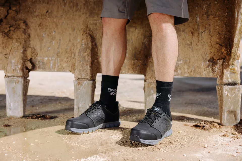 Reebok IB1036S3, Excel Light Safety Shoes S3, Black, image 6, gallery thumbnail