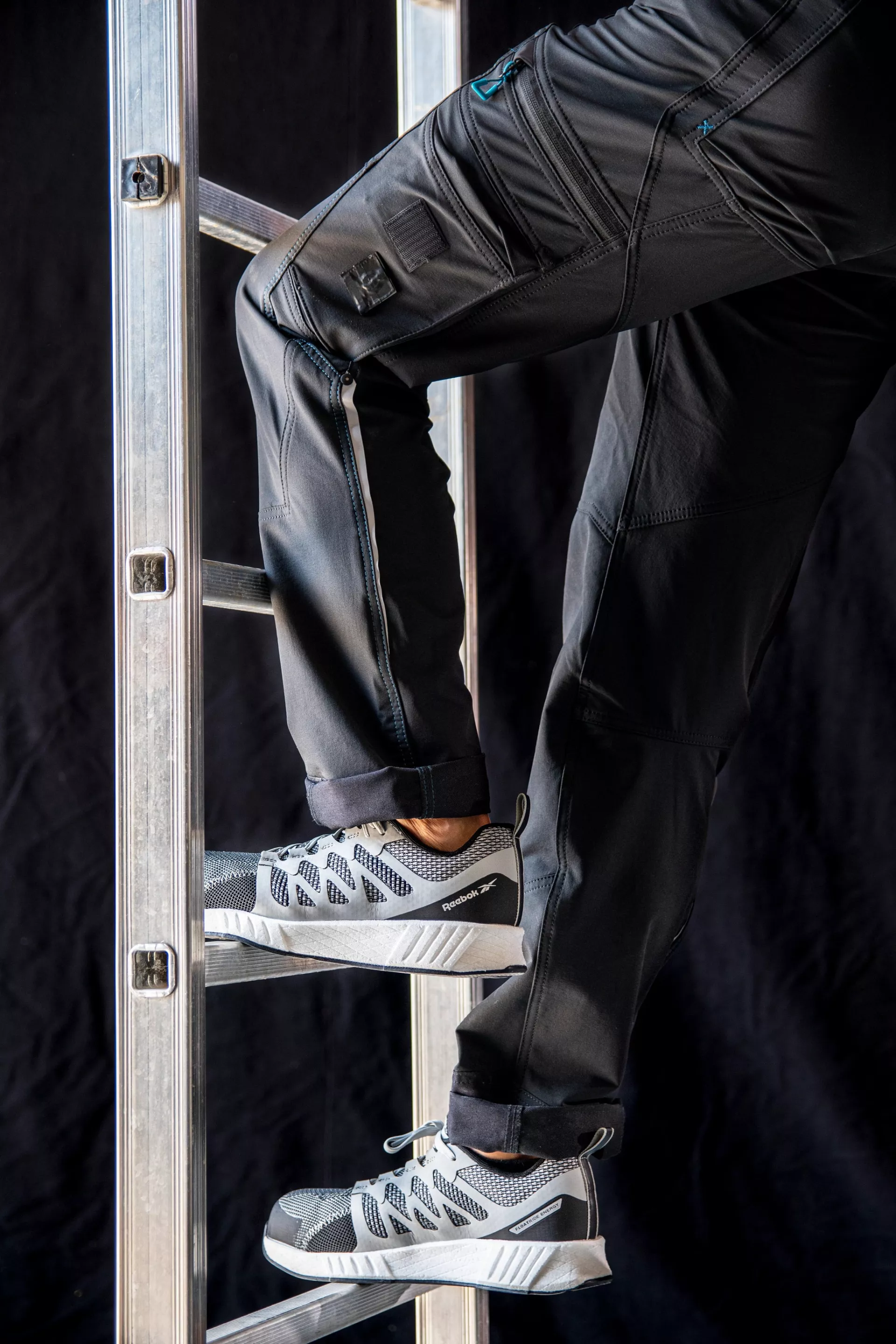 Reebok IB1072S1P, Fusion Flexweave Safety Shoes S1P, Black/Grey/White, image 6