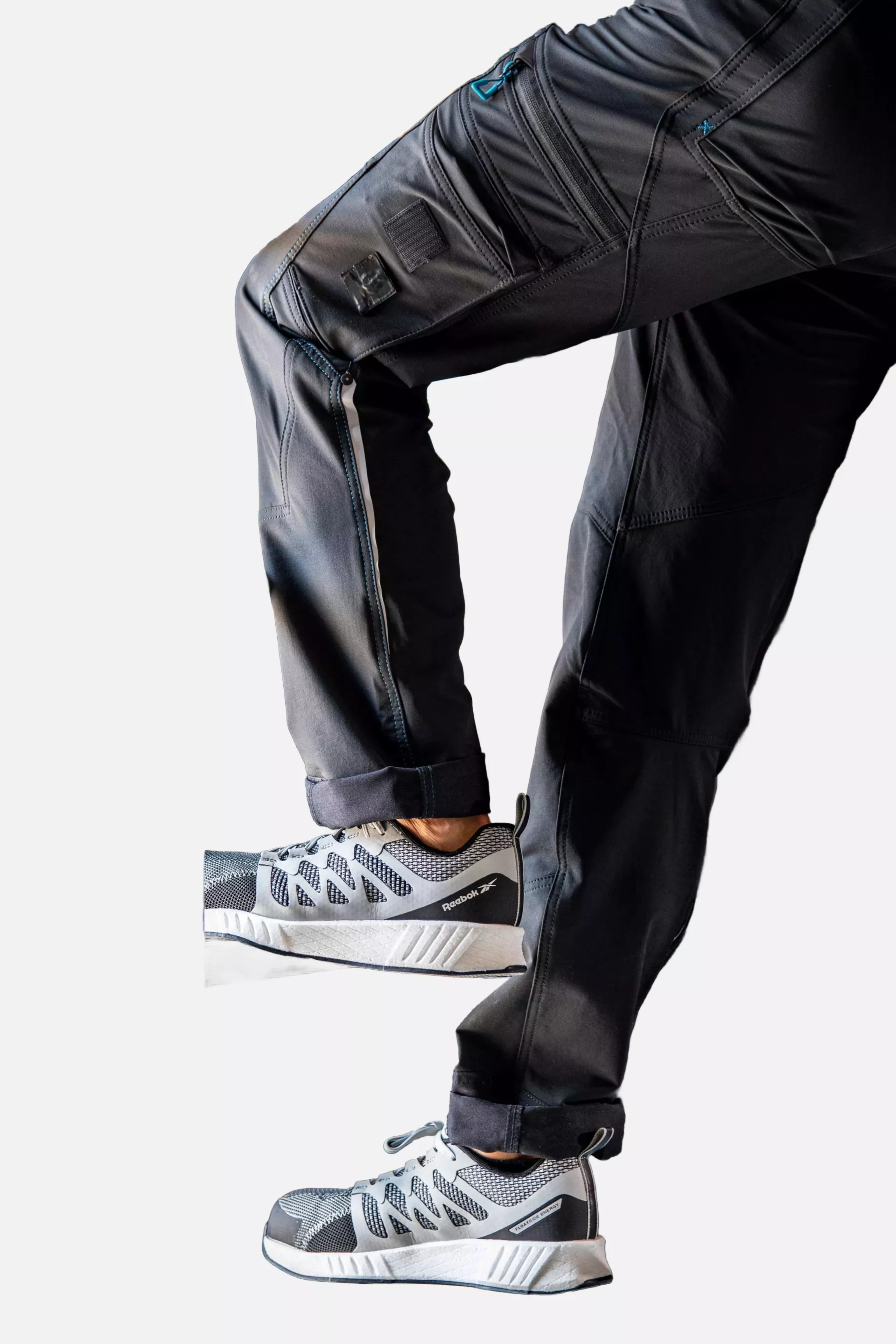 Reebok IB1072S1P, Fusion Flexweave Sicherheitsschuhe S1P, Schwarz/Grau/Weiß, image 8