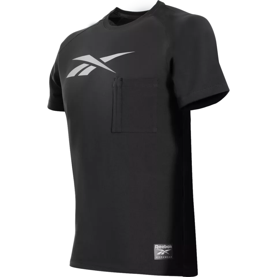 Reebok RB003TBLK1, Vector Herren Strick-T-Shirt, Schwarz, image 1, gallery thumbnail