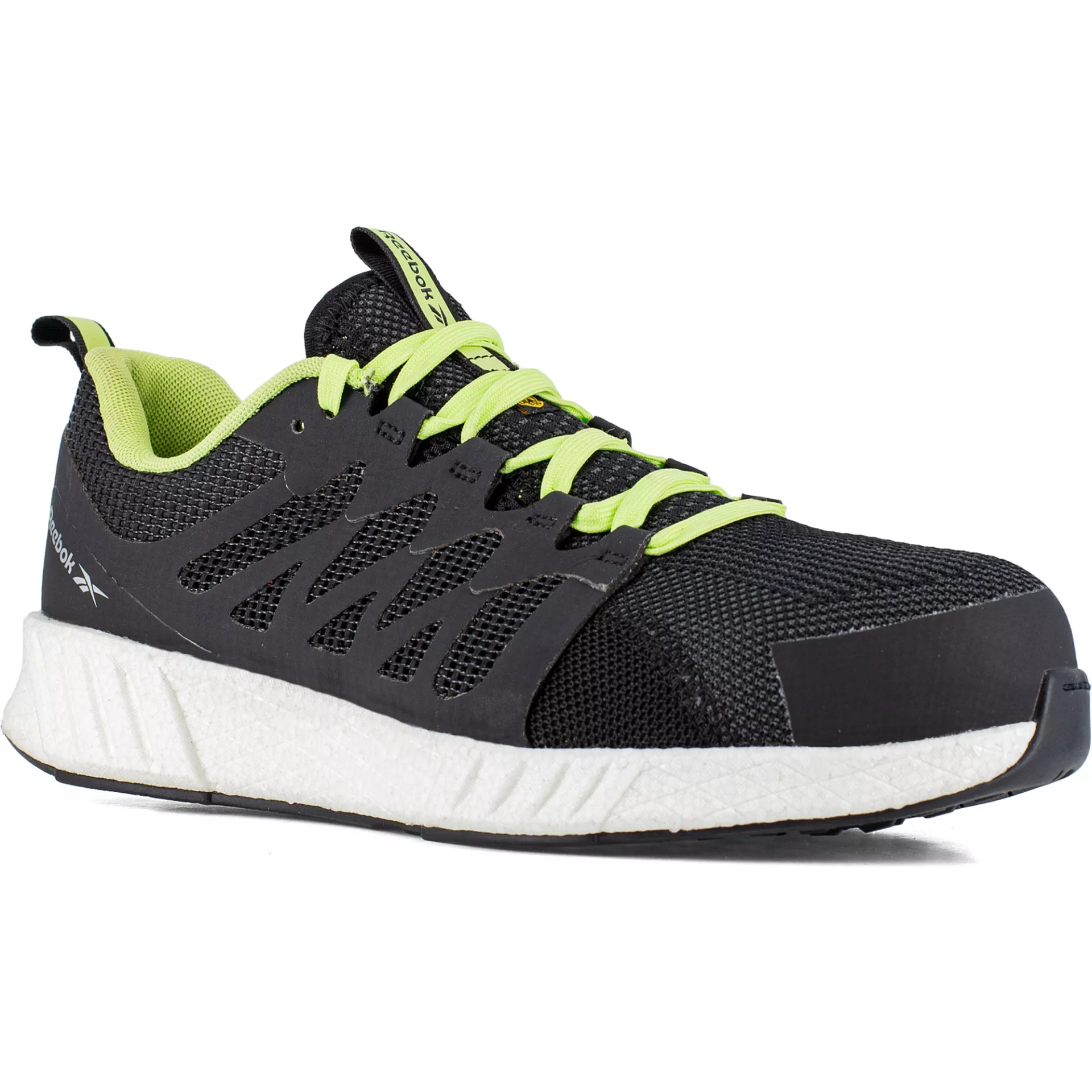 Reebok IB1073S1P, Fusion Flexweave Safety Shoes S1P, Black/Lime/White, image 1