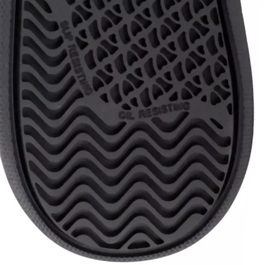 **Slip-Resistant Rubber Outsole** ensures secure footing on wet or slippery surfaces.