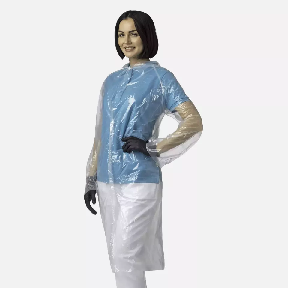 Nitras Medical 004200-1100-XL, PE-Visitor Coat, White, image 1, gallery thumbnail