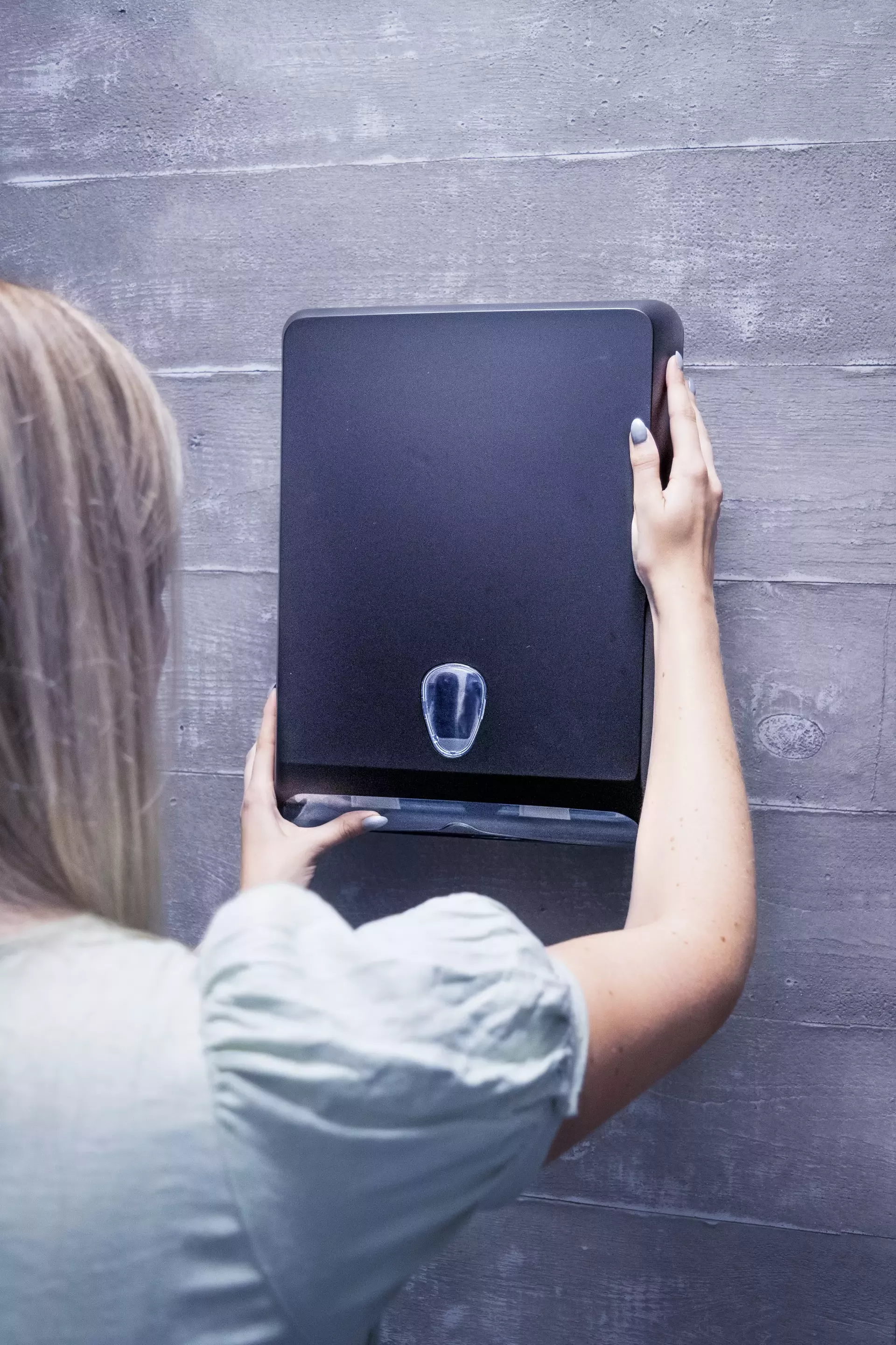 Nitras Medical 564029, ABS Plastic Folded Towel Dispenser, image 2