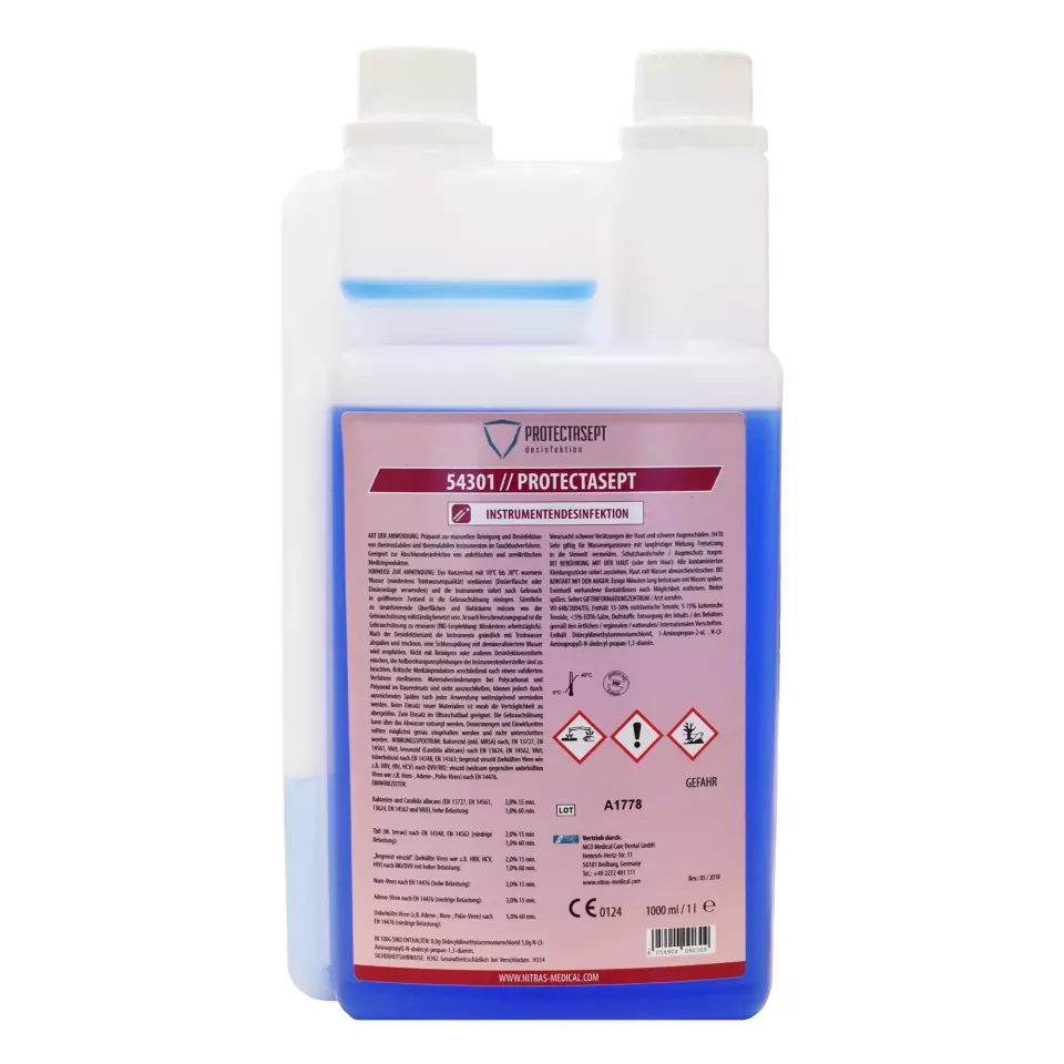 Nitras Medical 54301, PROTECTASEPT IN instrument desinfection, 1,000 ml, image 1, gallery thumbnail