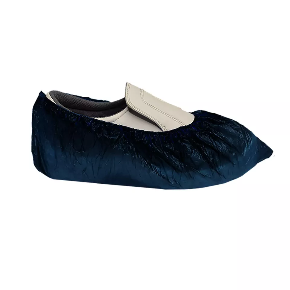 Nitras Medical 422845, CPE shoe covers, black, image 1, gallery thumbnail
