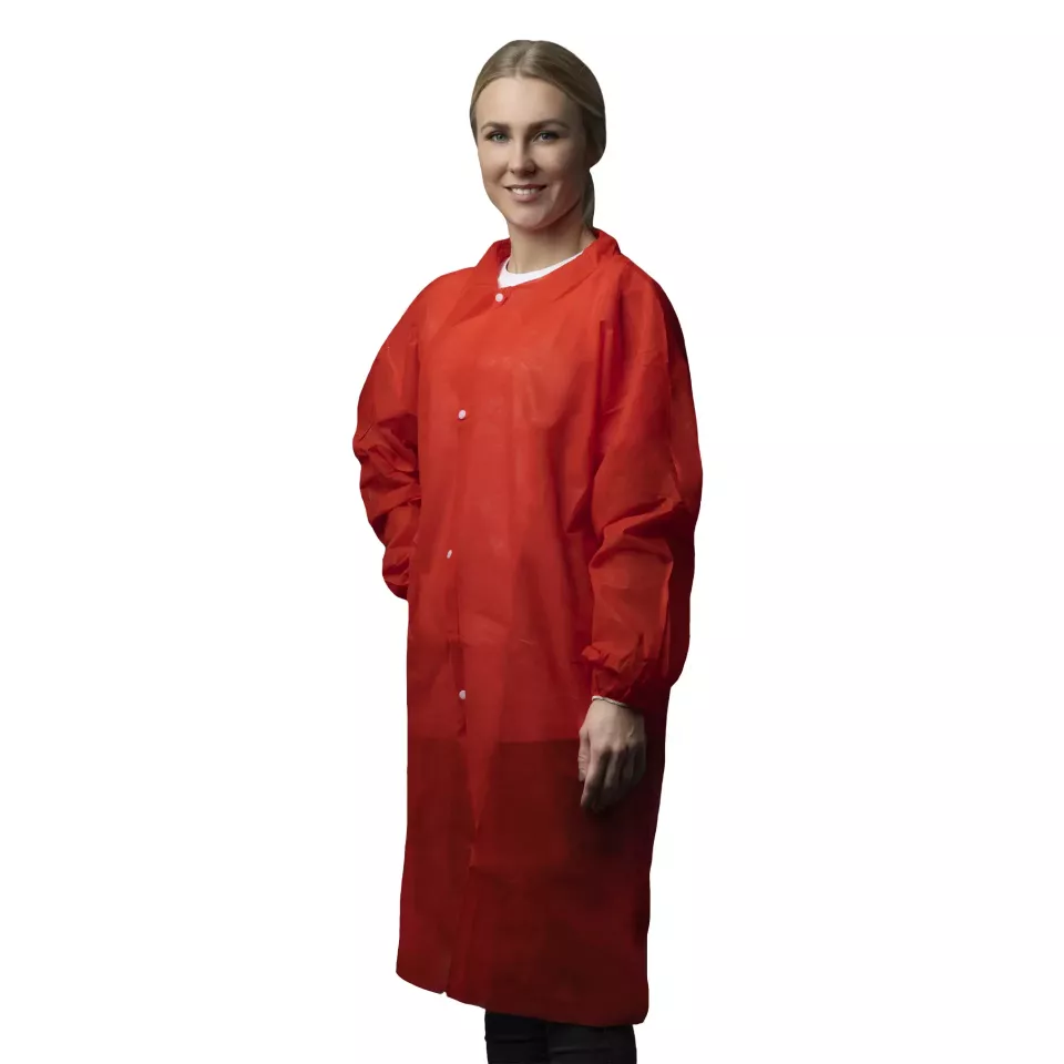 Nitras Medical 4531, PP-visitor coat, with collar, XXL, image 1, gallery thumbnail