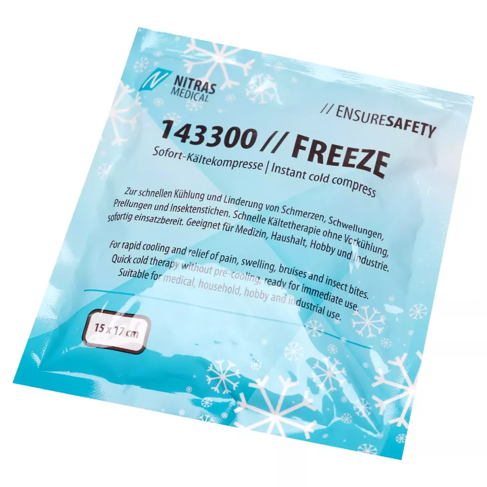 Nitras Medical 143300, FREEZE Instant Cold Compres, image 1, gallery thumbnail