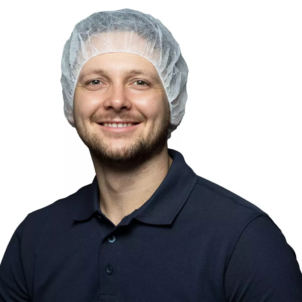 Nitras Medical 4000, Bouffant caps, white, image 1, gallery thumbnail