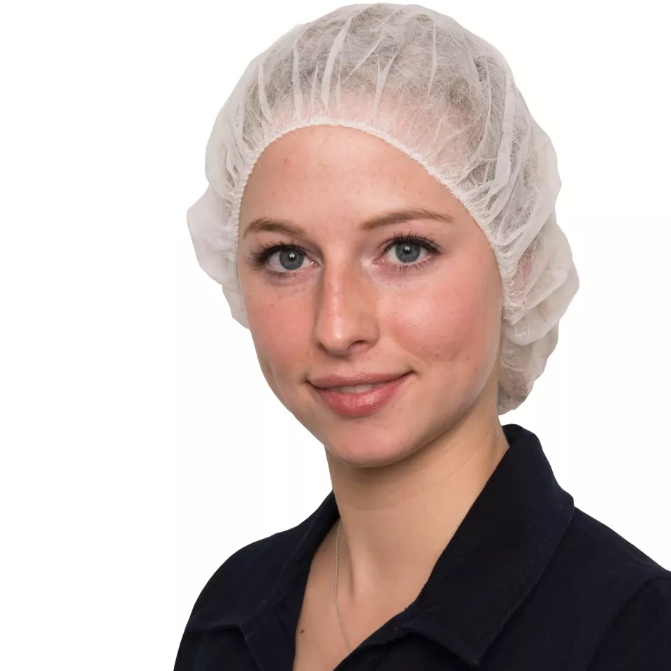 Nitras Medical 4040, Bouffant caps, white, image 1, gallery thumbnail