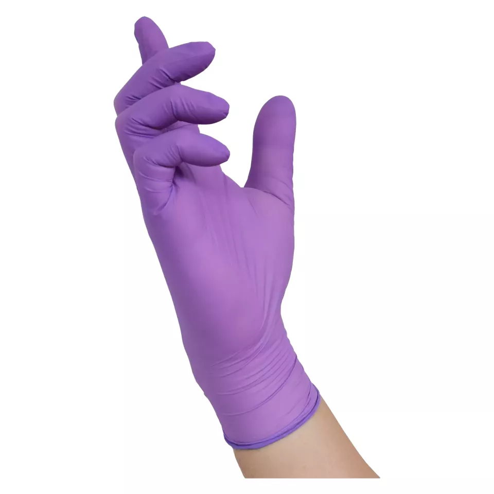 Nitras Medical 8328, VIOLET WAVE Nitril-Einmalhandschuhe, Lila, image 2, gallery thumbnail