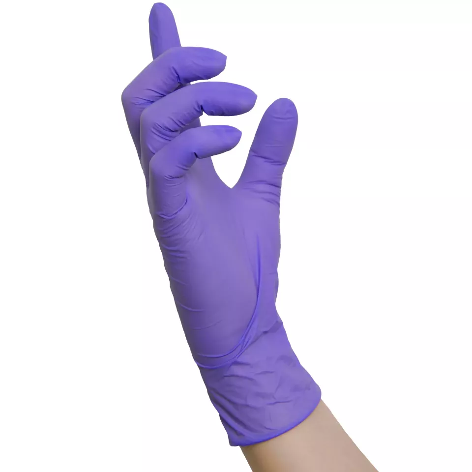 Nitras Medical 8322, PURPLE WAVE Nitril-Einmalhandschuhe, Lila, image 2, gallery thumbnail