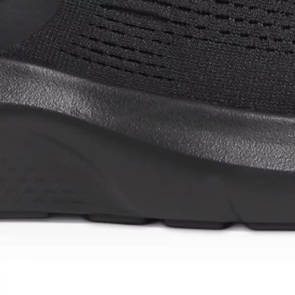 **Cushioned midsole.** A thick, shock-absorbing midsole keeps you comfortable underfoot through a full shift on your feet.