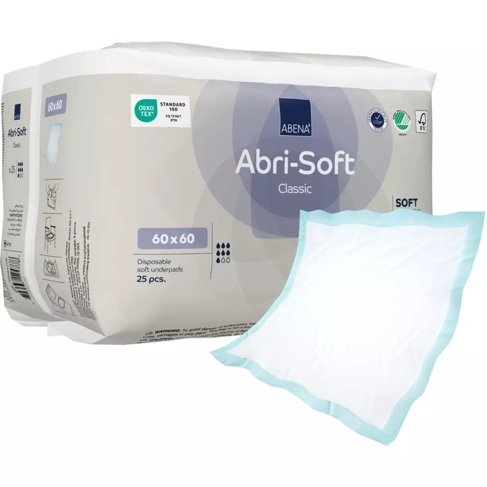 Abena 4119, Underpads Abri-Soft Classic 60X60 cm, image 1