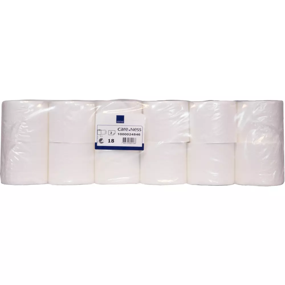 Abena 1000024846, Toilet Paper 2-Ply Virgin Fiber 50mx10cm, image 1