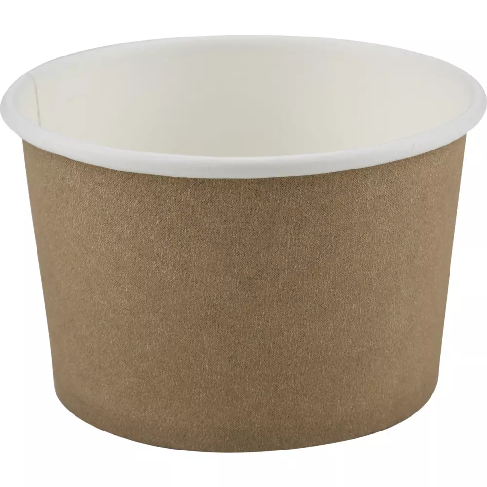 Abena 1999917311, Ice Cream Cup AG Brown/White 120 ml