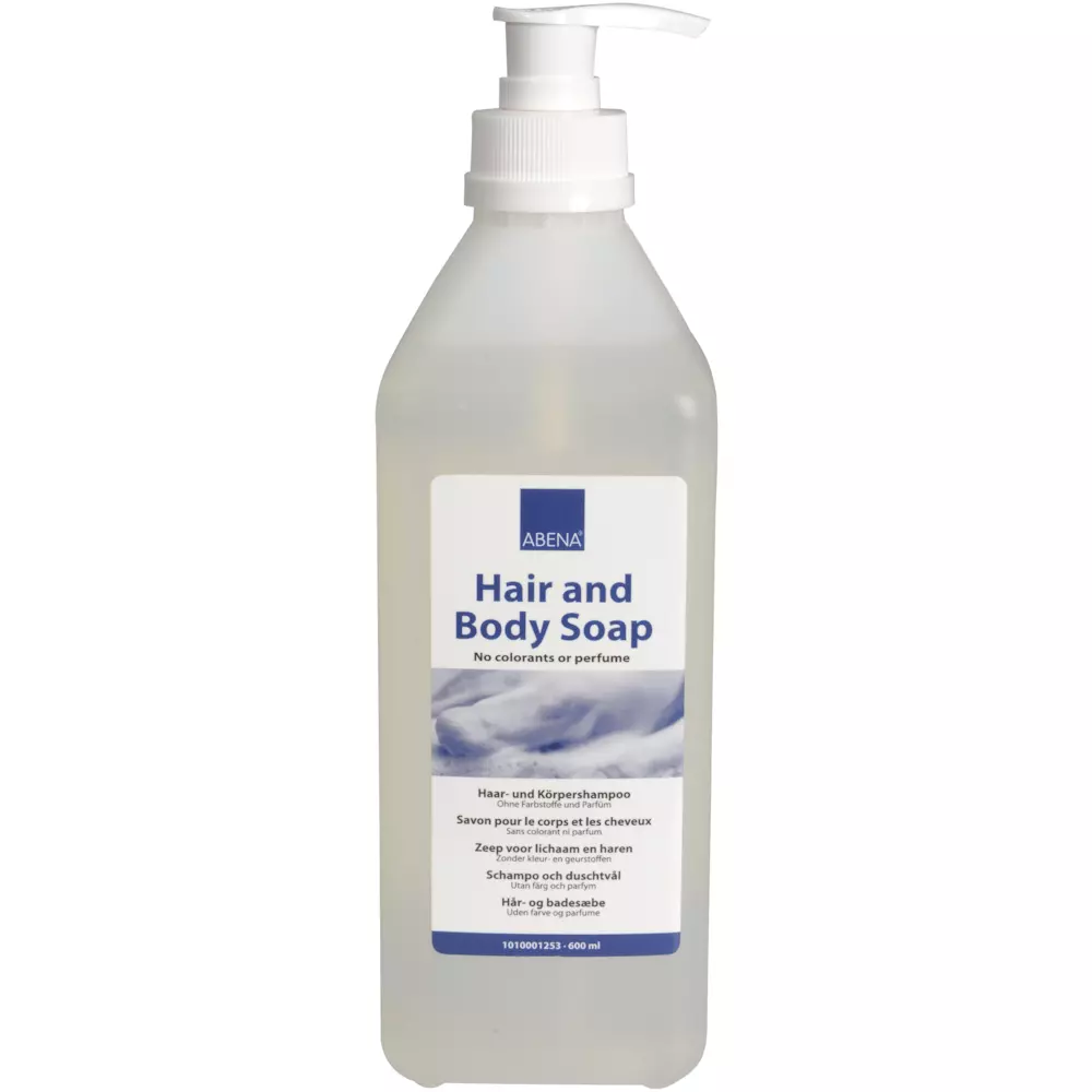 Abena 1010001253, Shampoo and shower soap oparf 600 ml