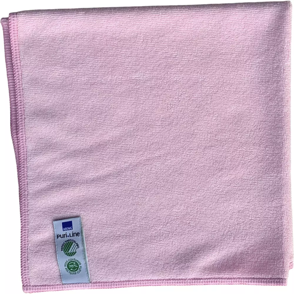 Abena 1000008229, Mikrofasertuch Rot, 40x40 cm