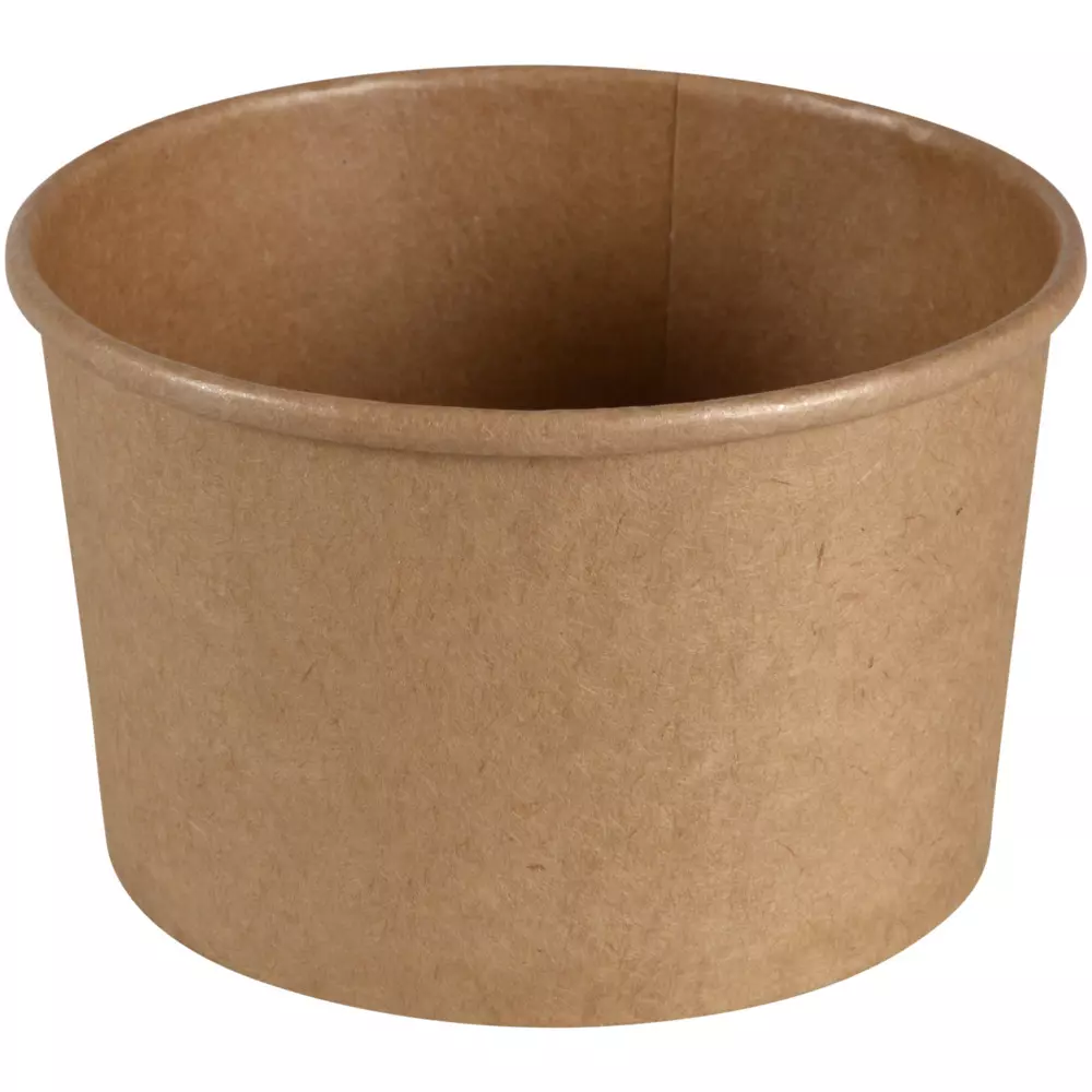 Abena 1999903110, Salad Bowl Natural Paper/PE 480 ml