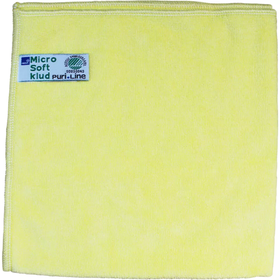 Abena 1000008231, Microfiber Cloth Yellow, 40x40 cm, image 1, gallery thumbnail