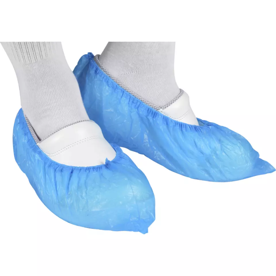 Abena 1700, Shoe Cover Latex-Free Blue 15x41cm, image 1, gallery thumbnail