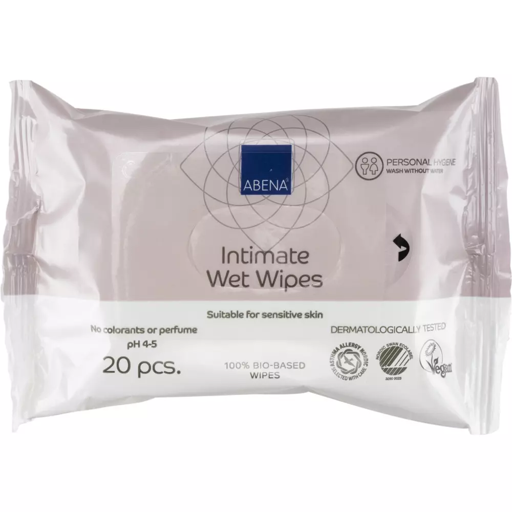 Abena 1000011934, Intimate Wet Wipe 20x16cm