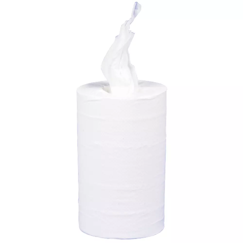 Abena 6144, Mini Paper Towel Roll 2-Ply White Coreless 72m Virgin Fiber, image 1