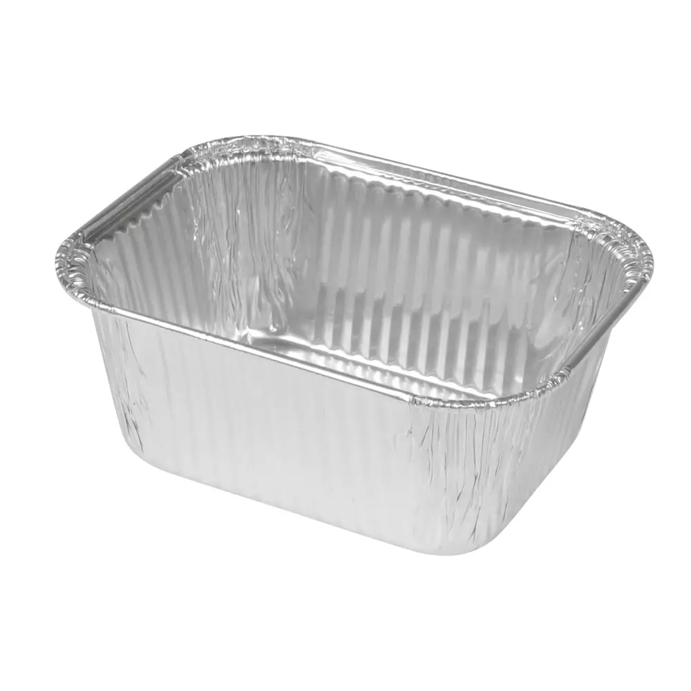 Abena 131615, Rectangular Aluminium Container 250ml