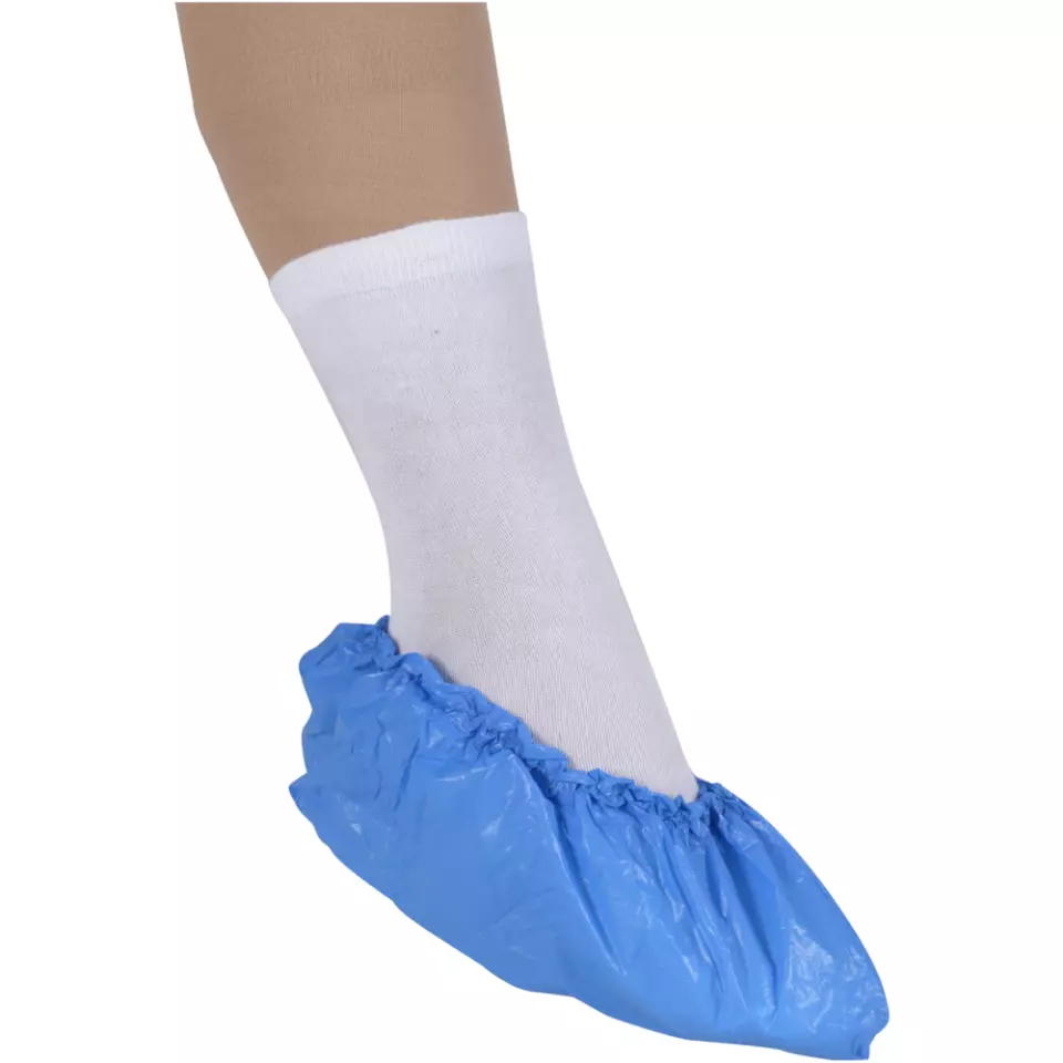 Abena 4401, Shoe Cover Blue 15x41cm, image 1, gallery thumbnail