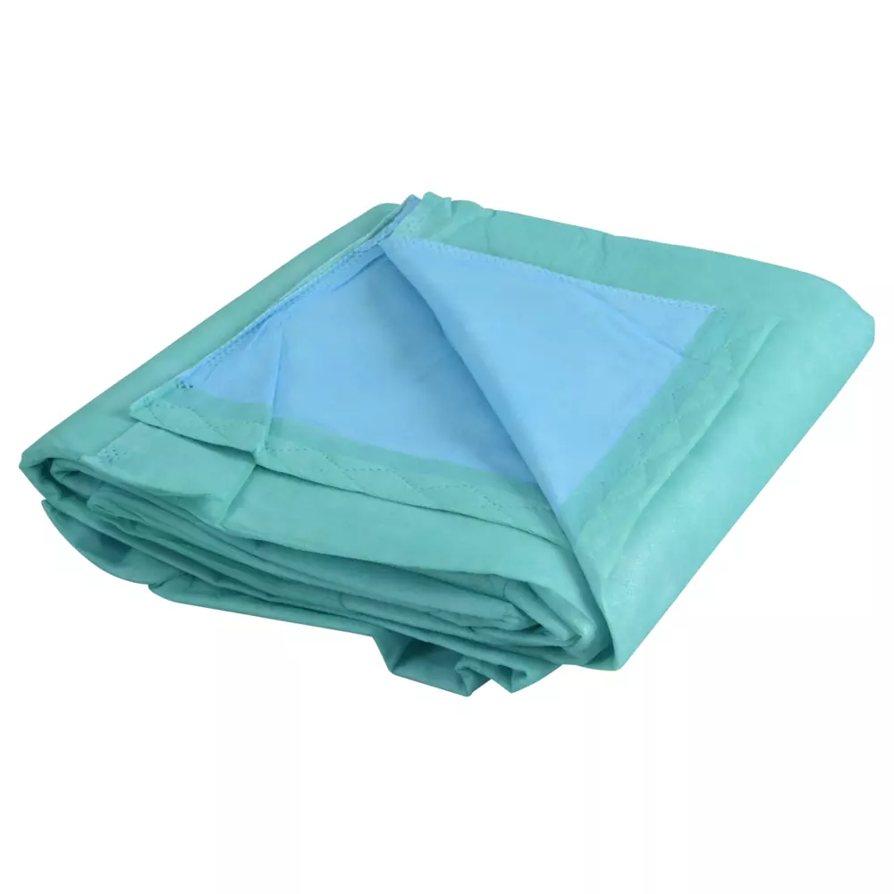 Abena 1000001424, Blanket, Green/Blue, 220x150 cm